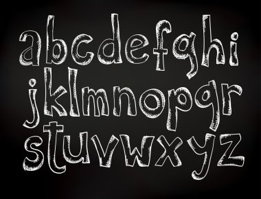 çizilmiş alfabesi
