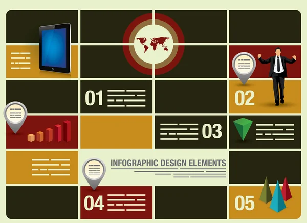 Szablon infograpic — Wektor stockowy