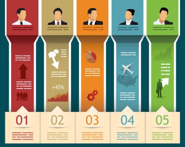 infographics şablonu