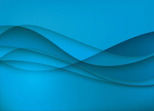 Ondes bleues — Image vectorielle