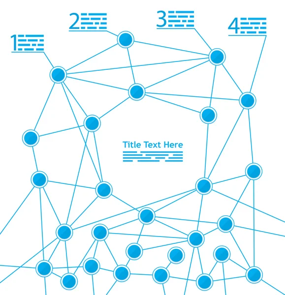 Concept de réseau — Image vectorielle