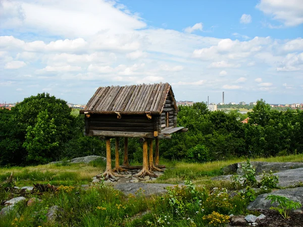 skansen Park'taki eski kabin