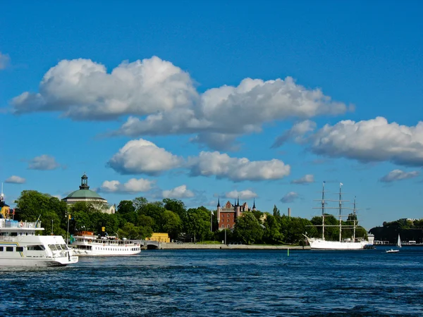 Stockholm harbour and Baltic Sea — Stock Photo, Image