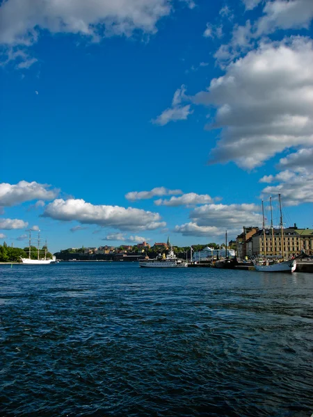 Stockholm harbour and Baltic Sea — Stock Photo, Image