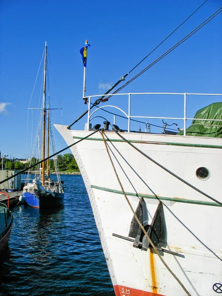 Porto de Estocolmo e mar Báltico — Fotografia de Stock