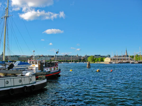 Stockholm haven en Baltische Zee — Stockfoto