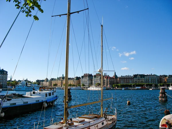 Porto di Stoccolma e Mar Baltico — Foto Stock