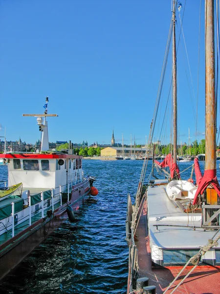 Stockholm haven en Baltische Zee — Stockfoto