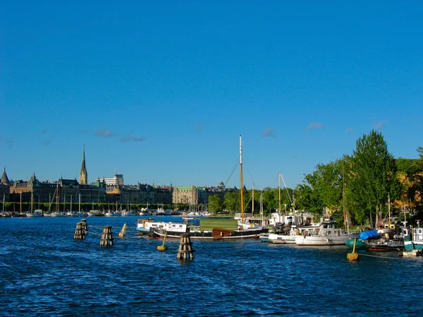 Stockholms hamn och Östersjön — Stockfoto