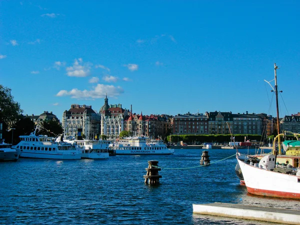 Stockholm harbour and Baltic Sea — Stock Photo, Image