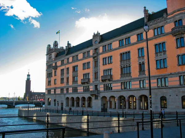 Gebouwen in stockholm — Stockfoto