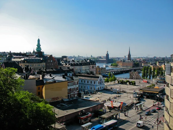 Stockholm ve Baltık Denizi üzerinde görüntüleme — Stok fotoğraf