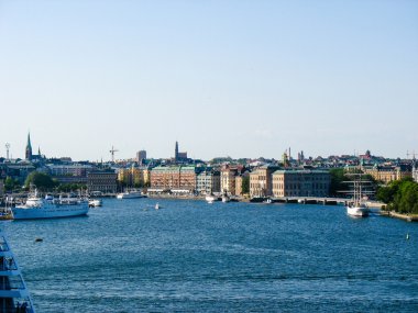 Stockholm ve Baltık Denizi üzerinde görüntüleme