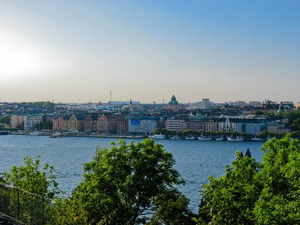 Vista su Stoccolma e sul Mar Baltico — Foto Stock