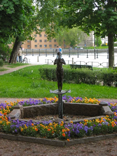 Площа в Стокгольмі (Швеція) — стокове фото