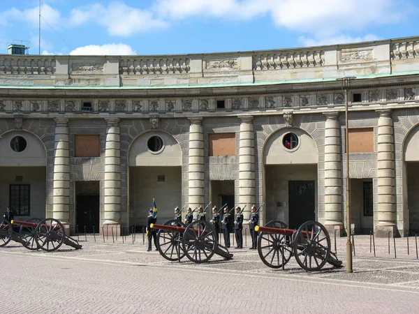 Cannon in Gamla Stan — Stock Photo, Image