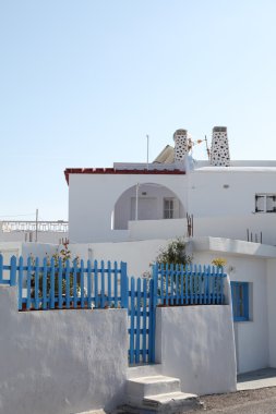 santorini Adası ev