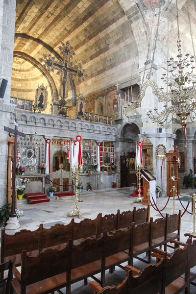 Всередині православної церкви — стокове фото