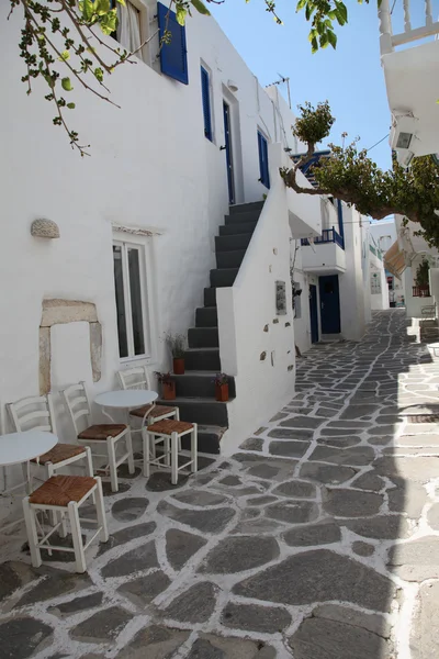 Вулиця в Paros — стокове фото