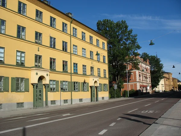 Uppsala'daki sokak — Stok fotoğraf