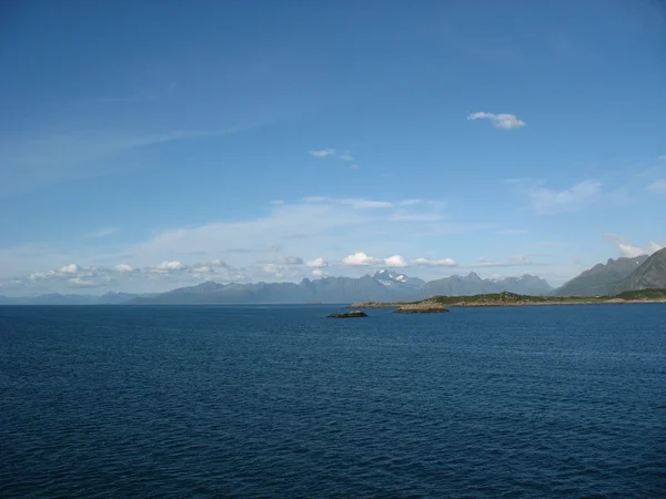 Paesaggio marino nelle isole Lofoten — Foto Stock