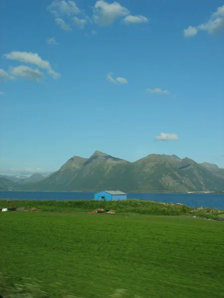 Landschap op de lofoten-eilanden — Stockfoto