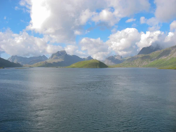 Landscape in the Lofoten islands Stock Image