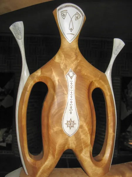 rautas magic drum heykel kiruna içinde