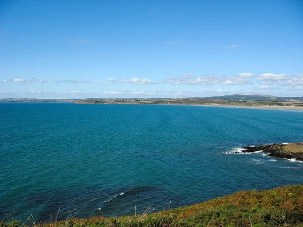 Pointe du Van e la costa del mare in Bretagna — Foto Stock