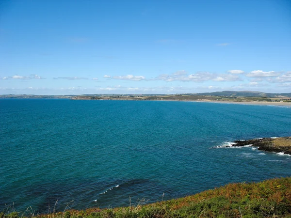 Pointe du Van and sea coast in Brittany — Stock Photo, Image