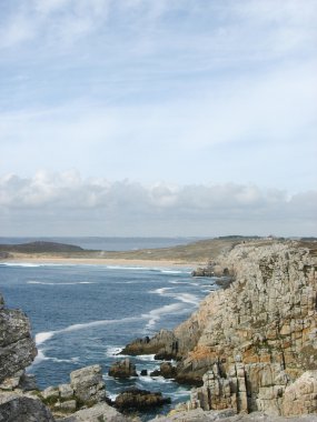 Pointe des espagnols en zee kust in Bretagne