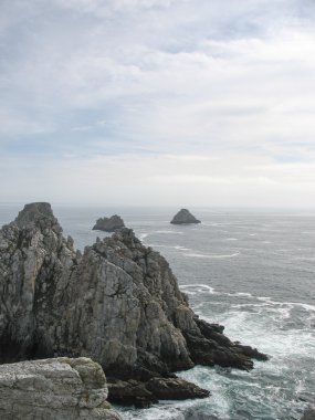 Brittany Pointe du raz ve deniz kıyısı