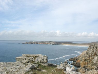 Pointe des espagnols en zee kust in Bretagne