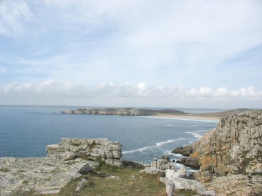 Pointe des espagnols en zee kust in Bretagne