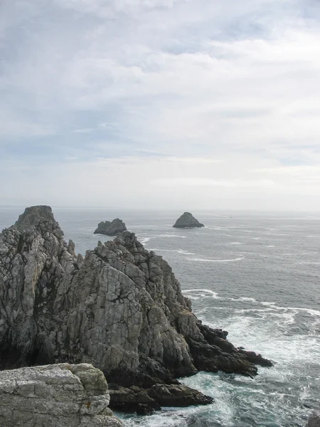 Pointe du raz και θάλασσα ακτή στη Βρετάνη — Φωτογραφία Αρχείου