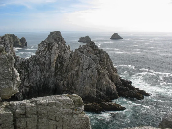 Pointe du Raz and sea coast in Brittany — Stock Photo, Image