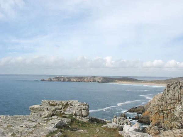 Pointe de penhir et toulinguet du w Bretanii — Zdjęcie stockowe