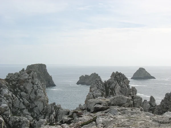 Pointe du Raz and sea coast in Brittany — Stock Photo, Image