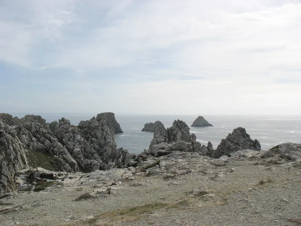 Pointe du Raz and sea coast in Brittany — Stock Photo, Image