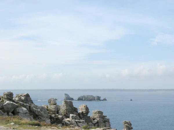 Pointe des espagnols en zee kust in Bretagne — Stok fotoğraf