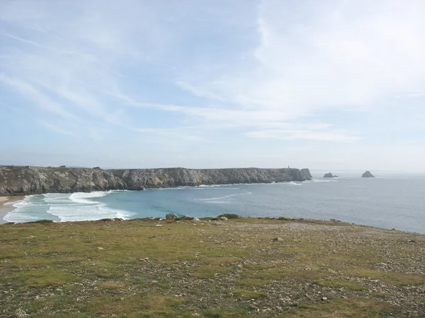 Pointe des espagnols en zee kust in Bretagne — Stok fotoğraf