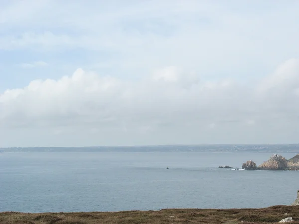 Pointe de penhir et du toulinguet in Bretagne Rechtenvrije Stockfoto's