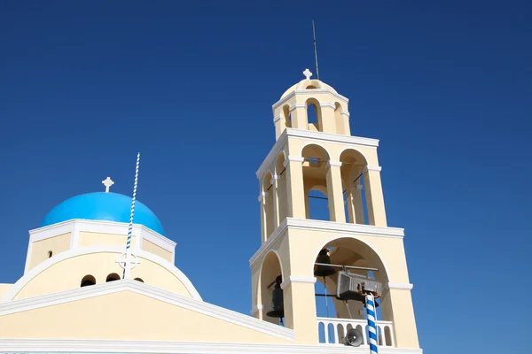 Capilla en la isla de Santorini —  Fotos de Stock