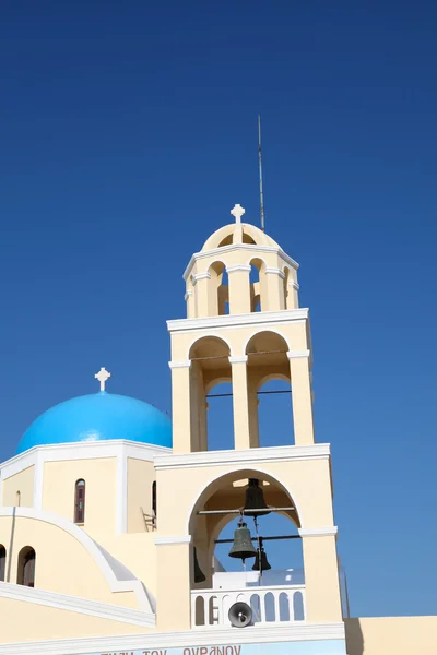 Capilla en la isla de Santorini —  Fotos de Stock