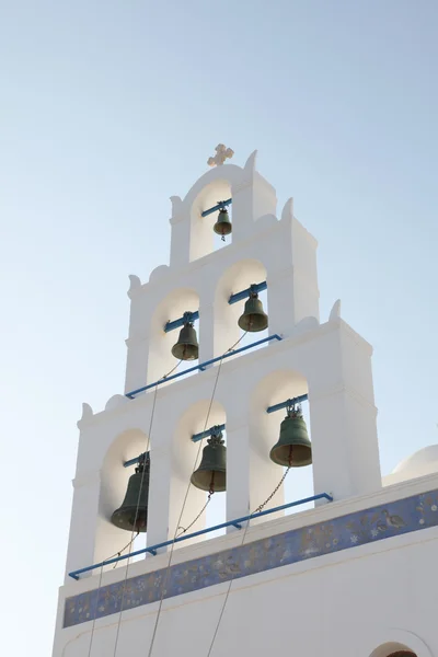 Capilla en la isla de Santorini —  Fotos de Stock