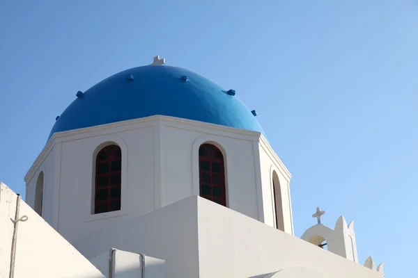 Capilla en la isla de Santorini —  Fotos de Stock