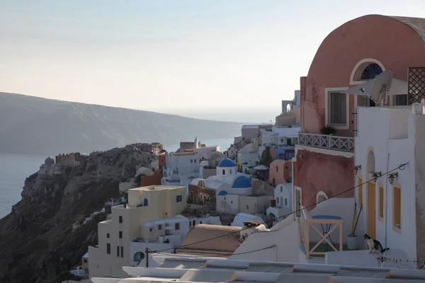 Oia na ilha de Santorini nas Cíclades — Fotografia de Stock