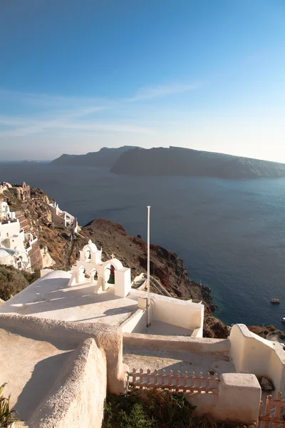 Oia en la isla de Santorini en las Cícladas —  Fotos de Stock