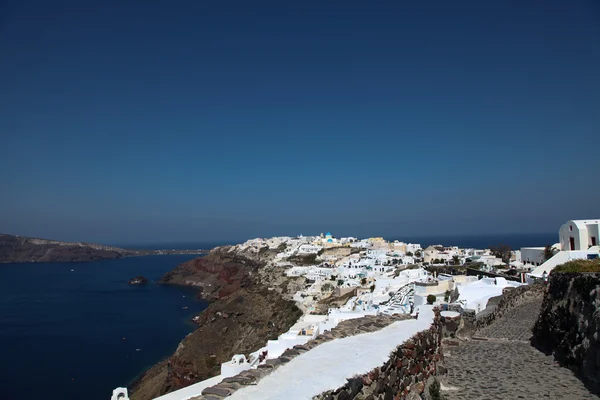 Oia on Santorini island in the Cyclades — Stock Photo, Image