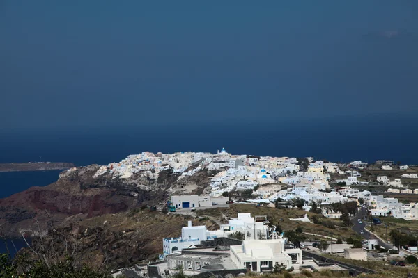 Oia sull'isola di Santorini nelle Cicladi — Foto Stock